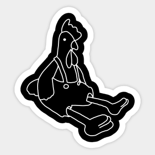 Leonard (Lights Off) Sticker